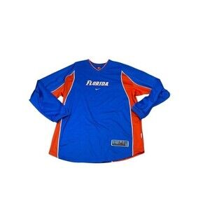 Nike Florida Gators Shirt Mens Size Large Elite Dri-Fit Basketball V Neck Y2K